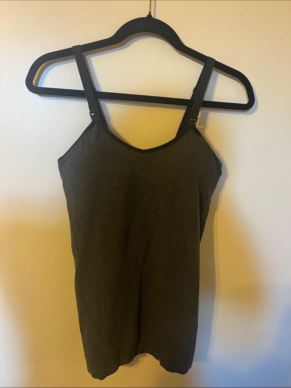 Auden Charcoal Nursing Camisole with Adjustable Straps